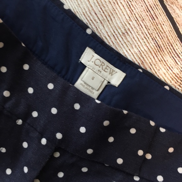 🔥SOLD🔥J CREW • Navy Polkadot Detail Short - Picture 6 of 6